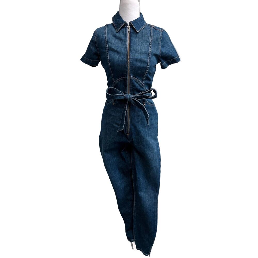 Alice + Olivia denim romper